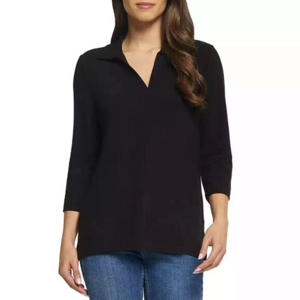 Matty M The Johnny Collar Polo Top NWT